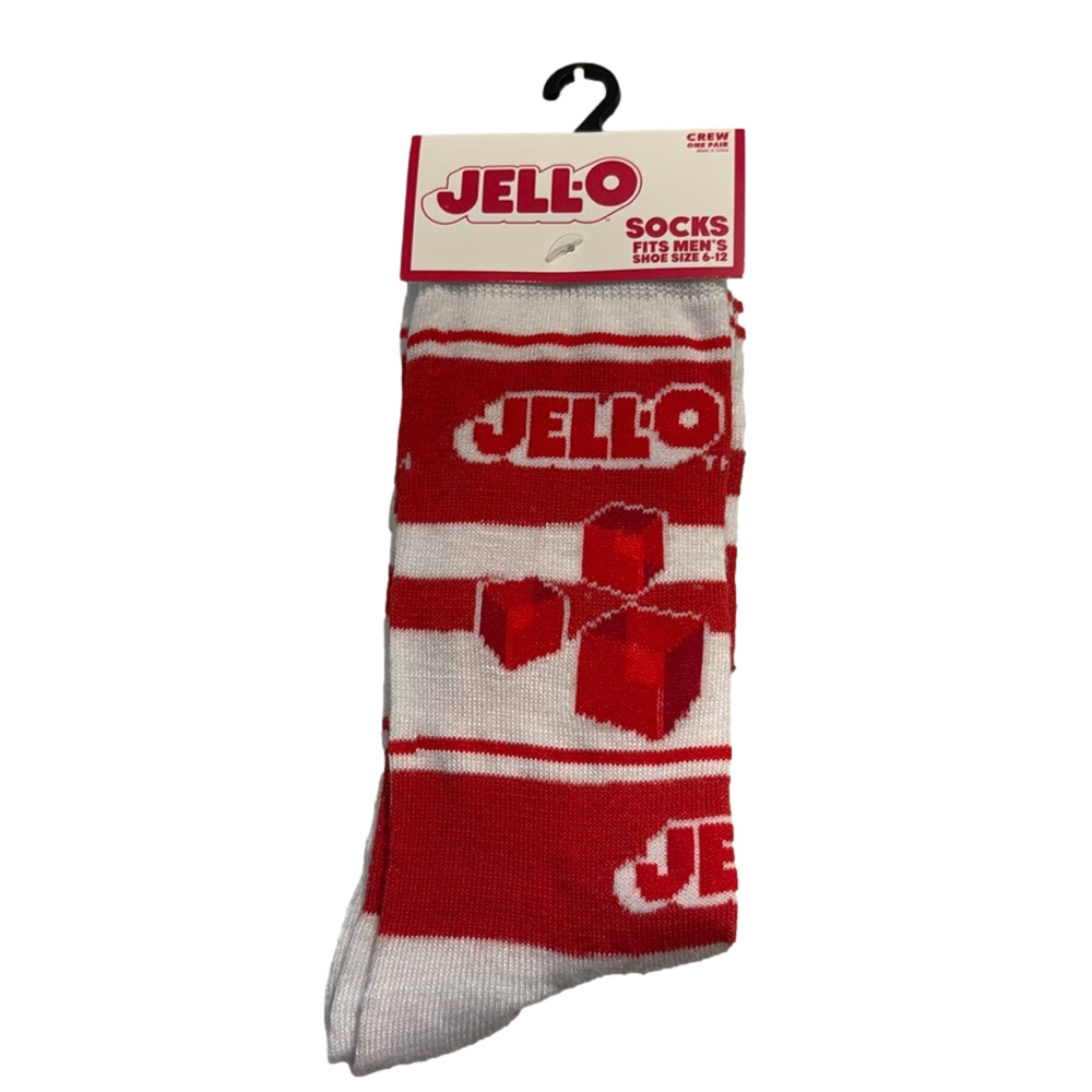 3/$18 Jell-O Novelty Crew Socks NWT
